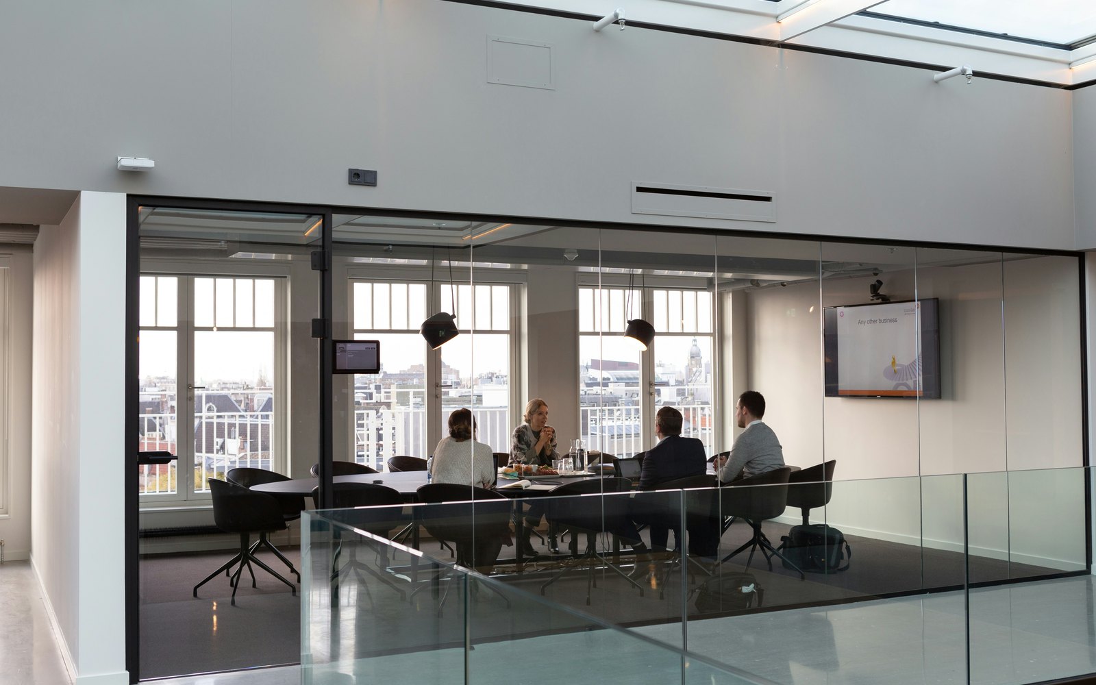 Projektbesprechung zu Projekt- und Change Management bei JADE IT